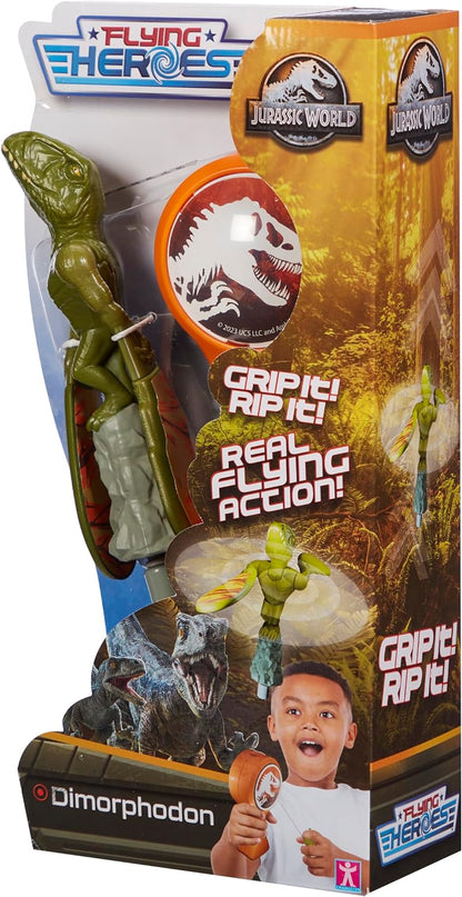 Flying Heroes 07982 Jurassic Sonic & Tails Dimorphadon Tirez le cordon pour le regarder voler World Jouet dinosaure Cadeau idéal pour garçons âgés de 4 à 7 ans