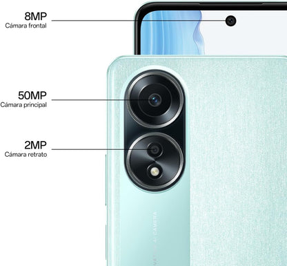 OPPO A58 17.1 cm (6.72") Dual SIM Android 13 4G USB Type-C 6 GB 128 GB 5000 mAh Green
