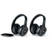 Meliconi HP Easy Digital Bundle, 2 Wireless Stereo TV Headsets, 100% Digital, with Analog/Digital Audio Input and Dimensional Transmitter Base Black Single