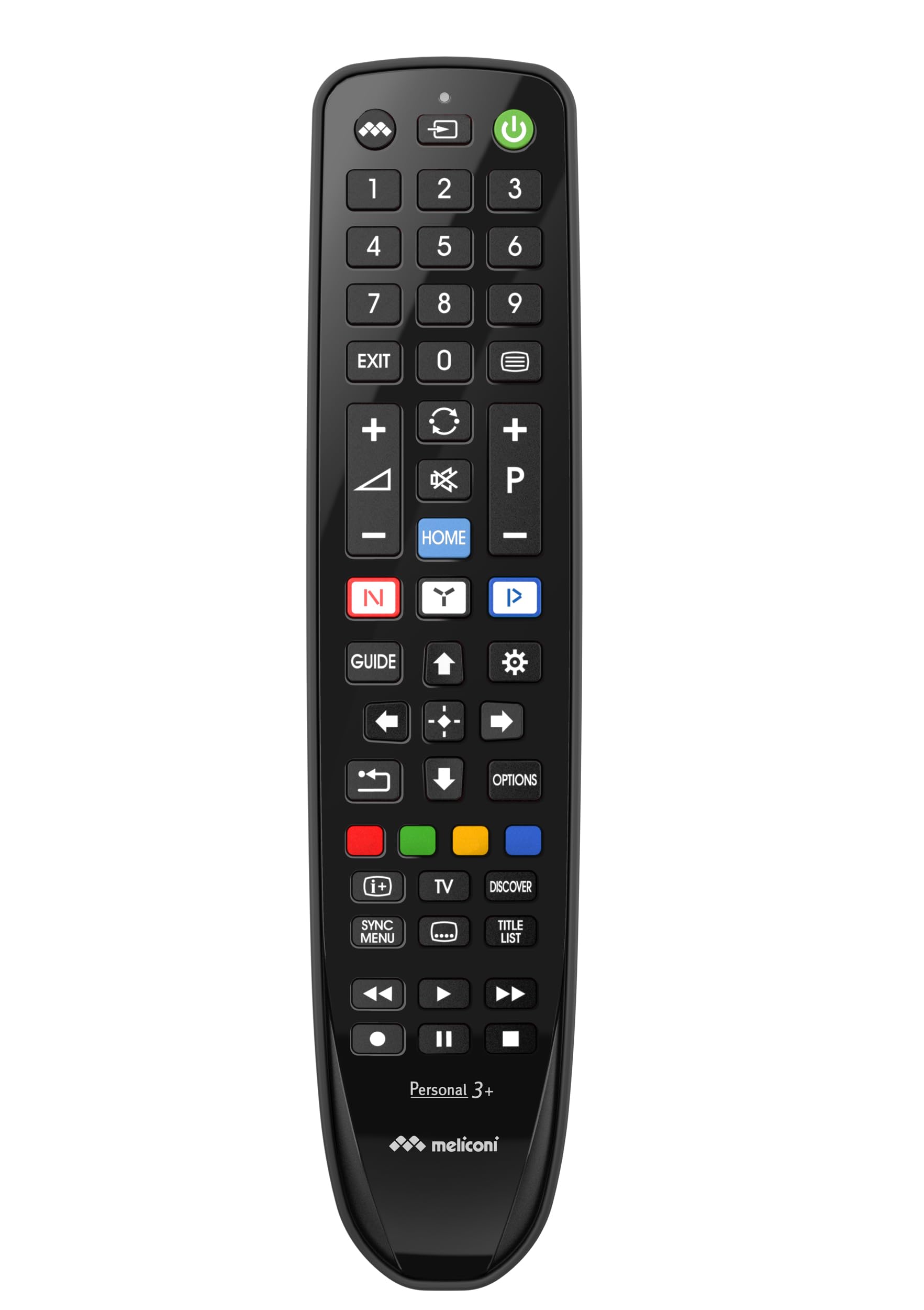 Meliconi Gumbody Personal 3+, Telecomando per TV SONY, sostituisce il telecomando originale. Già preprogrammato. Corpo in gomma antishock. Supporto web e assistenza telefonica specializzata