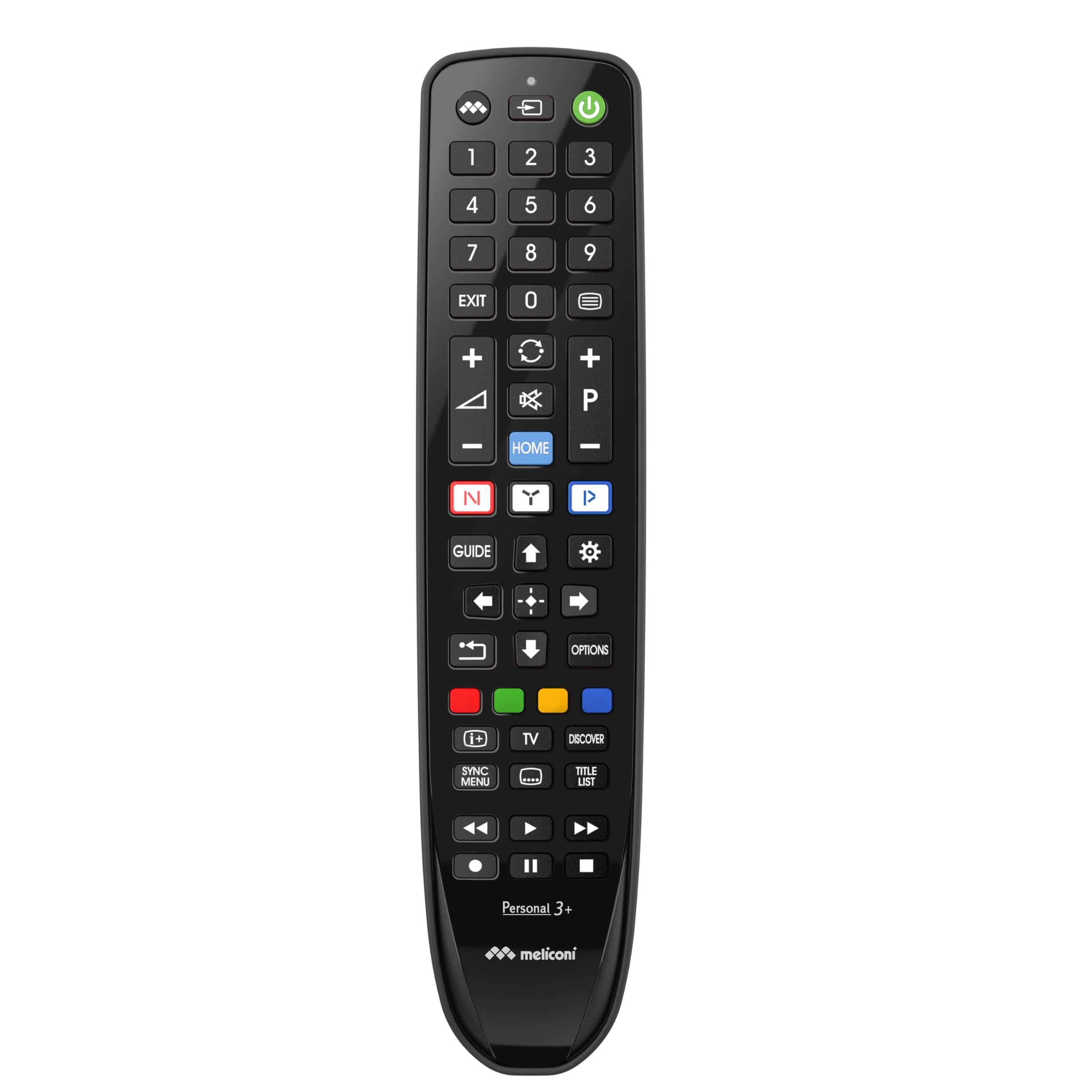 Meliconi Gumbody Personal 3+, Telecomando per TV SONY, sostituisce il telecomando originale. Già preprogrammato. Corpo in gomma antishock. Supporto web e assistenza telefonica specializzata
