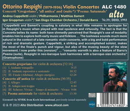 Violinkonzerte/Suite "Poema Autunnale"