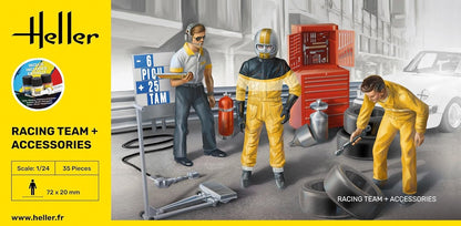 Heller - 1/24 STARTER KIT RACING TEAM (6/23) *