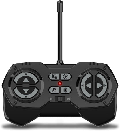 Silverlit YCOO - Robo Blast Black - Remote Control Robot - Shooting Function - Music Included - Dance Function XXL Robot