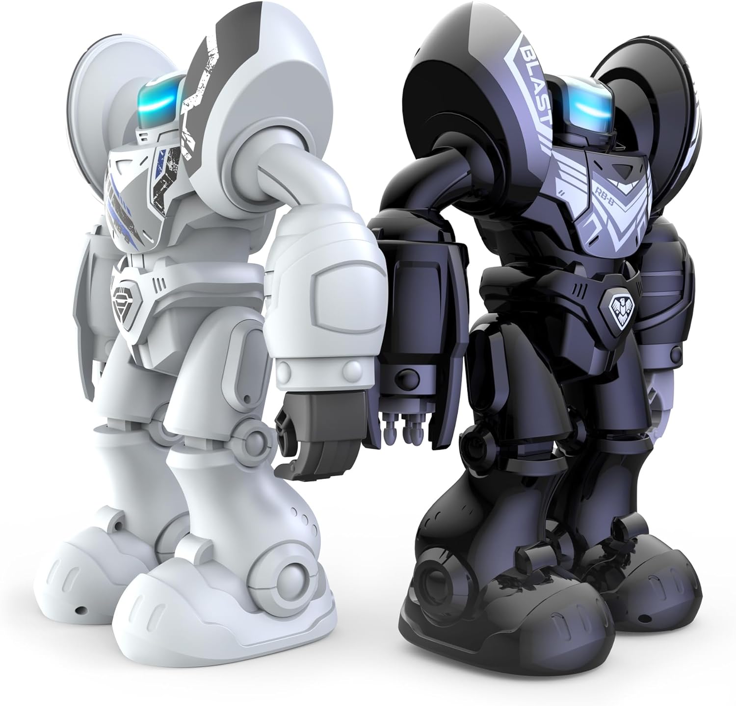 Silverlit YCOO - Robo Blast Black - Remote Control Robot - Shooting Function - Music Included - Dance Function XXL Robot