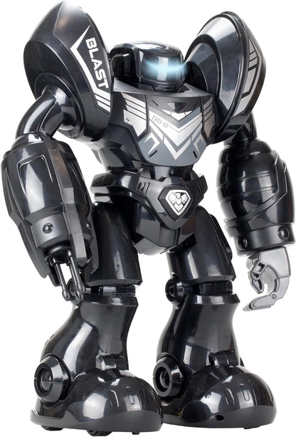 Silverlit YCOO - Robo Blast Black - Remote Control Robot - Shooting Function - Music Included - Dance Function XXL Robot