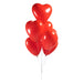 Globos - Ballonnen Hart Ballonnen Rood 30cm 6st.