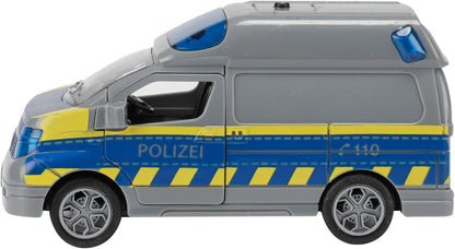 Toi-Toys s.O.S. Junior Police Bus 8 x 13.5 cm Diecast Grey (DE