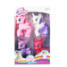 Toi-Toys Dream Horse Unicorn Figurines Set of 4 Pink White Purple Red 30cm Unicorn Toy for Kids Age 3+