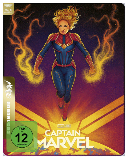 Captain Marvel - Mondo Steelbook Edition (4K Ultra HD + Blu-ray) (German Import)