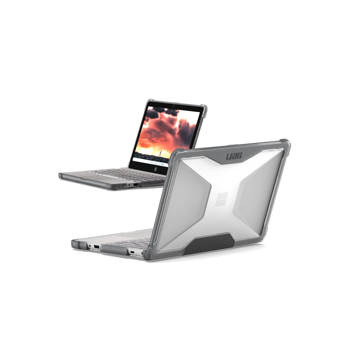 URBAN ARMOR GEAR UAG Designed for Surface Laptop SE Case 2022 11.6 inch Screen Laptop for Education Clear Translucent Ice Rugged Featherlight Shockproof Plyo Military Drop Tested Laptop Cover