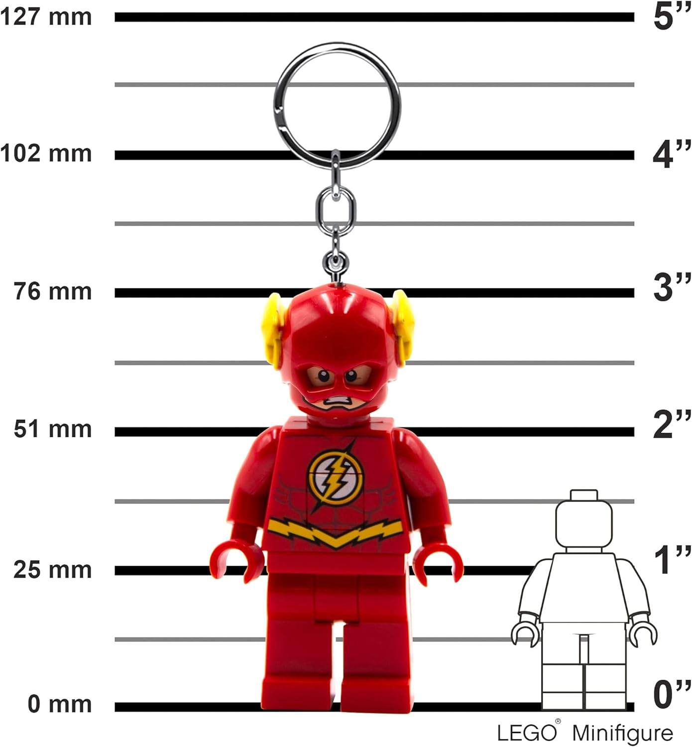 LEGO DC Super Heroes Keychain Light - The Flash - 3 Inch Tall Figure (KE65H