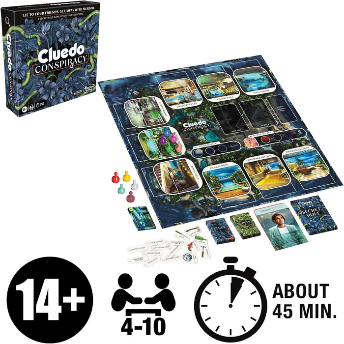Cluedo Conspiracy Board Game for Adults and Teens