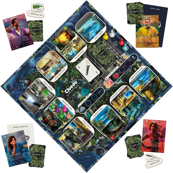 Cluedo Conspiracy Board Game for Adults and Teens