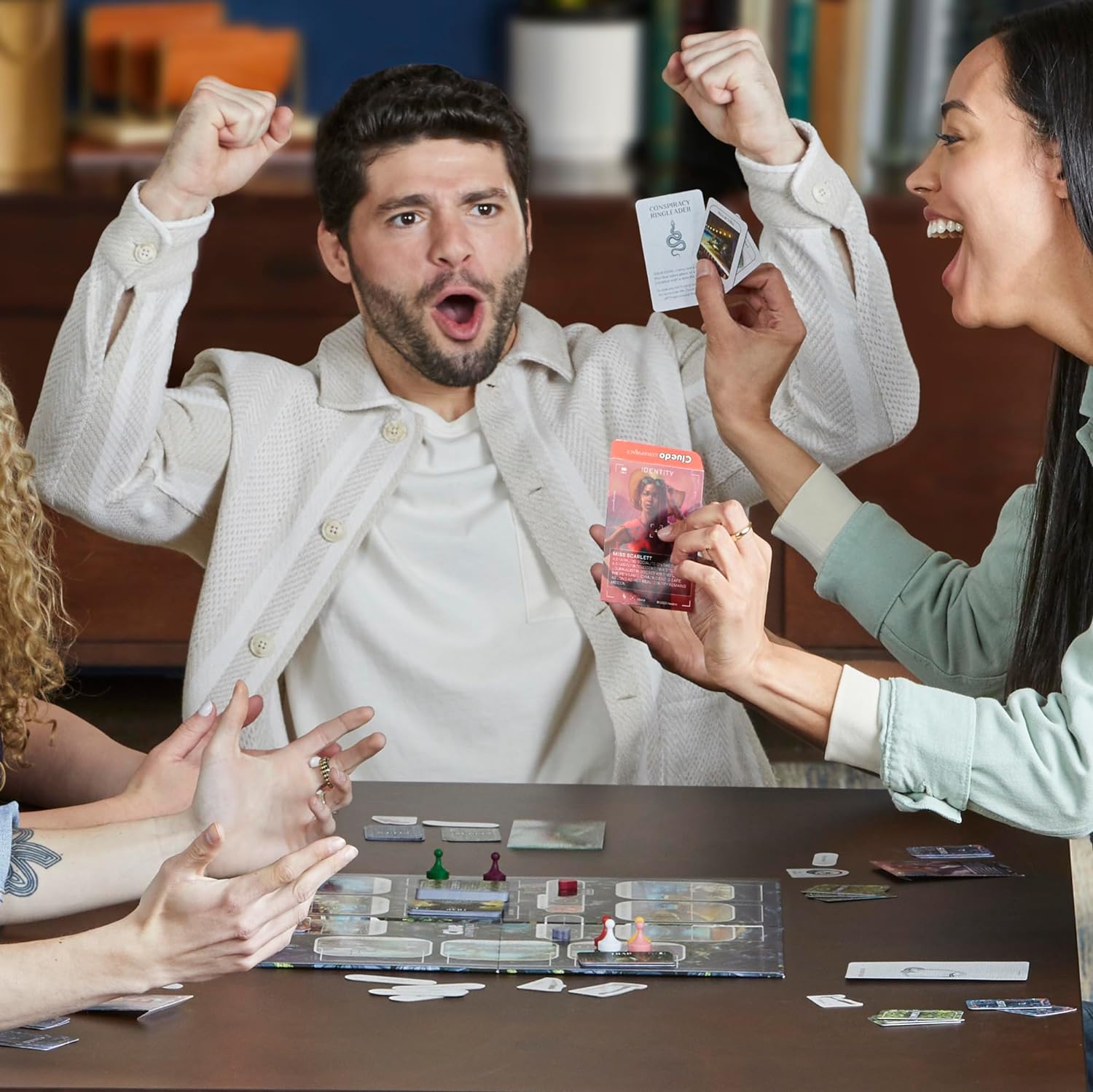 Cluedo Conspiracy Board Game for Adults and Teens