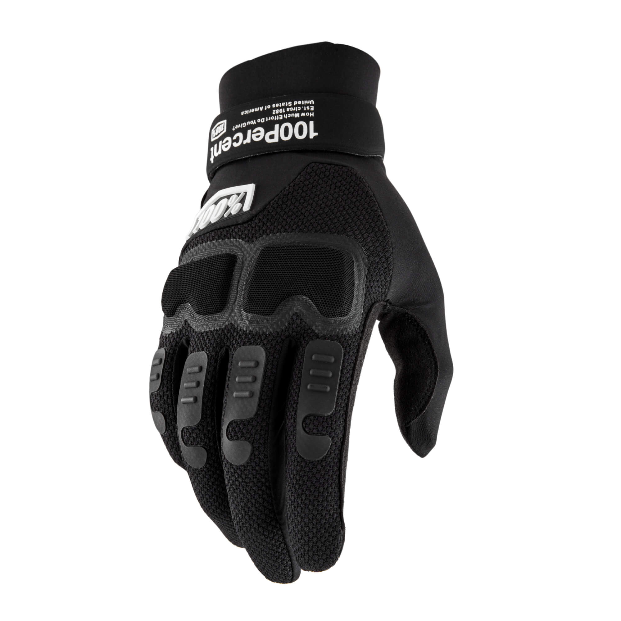 100% GANTS LANGDALE NOIR ·