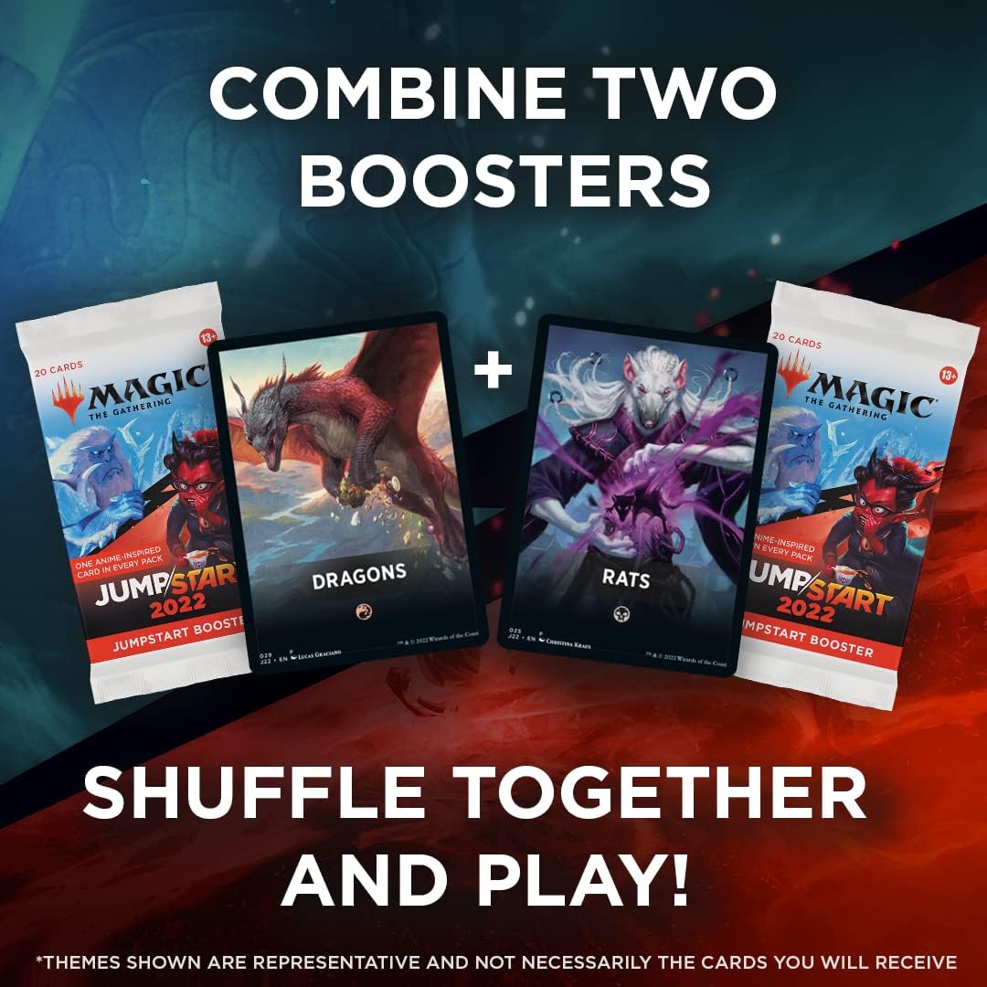 Magic: The Gathering Jumpstart 2022 Booster Box, 2-Player Quick Play
