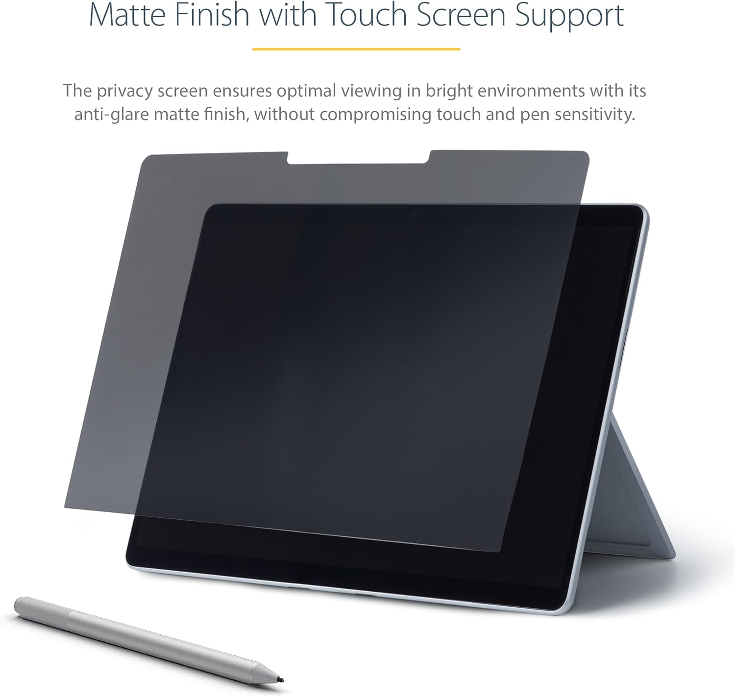 StarTech.com 13.5-inch Surface Laptop/Surface Book Privacy Screen, Anti-Glare Privacy Filter with 51% Blue Light Reduction, Monitor Screen Protector, Matte Finish (135S-PRIVACY-SCREEN