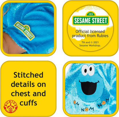 Rubies Official Sesame Street Baby Cookie Monster Costume, Baby Fancy Dress