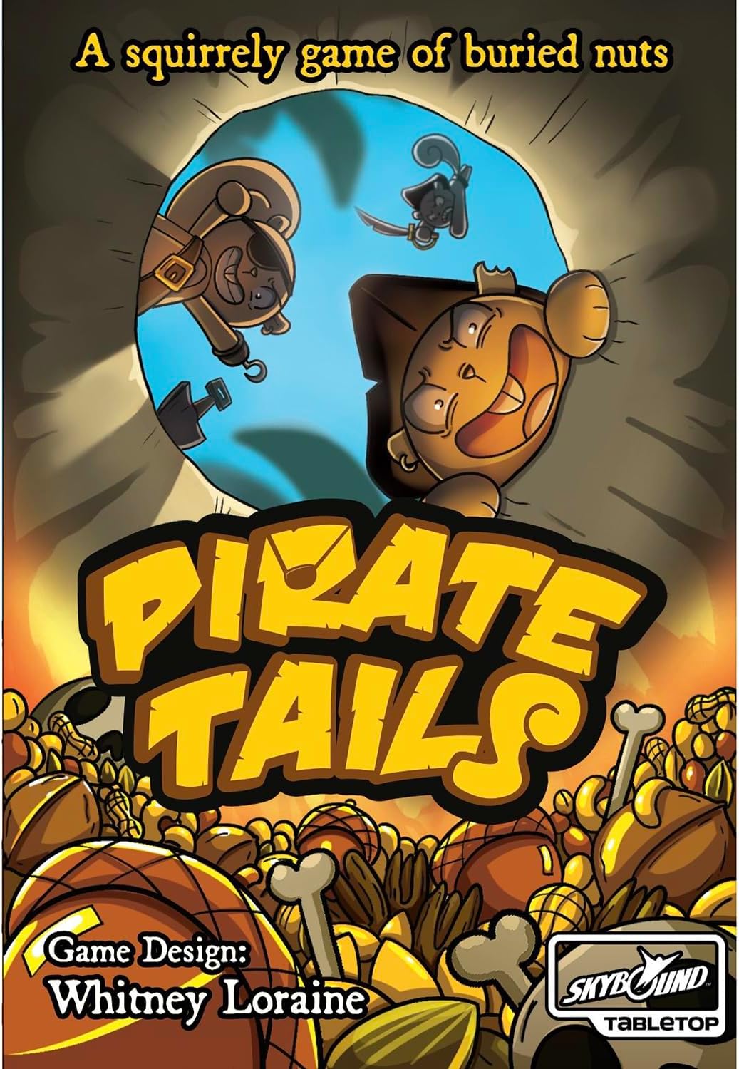 Skybound: Pirate Tails - A Squirrley Game of Buried Nuts, Collection Game, Ages 8+, 2-5 Players