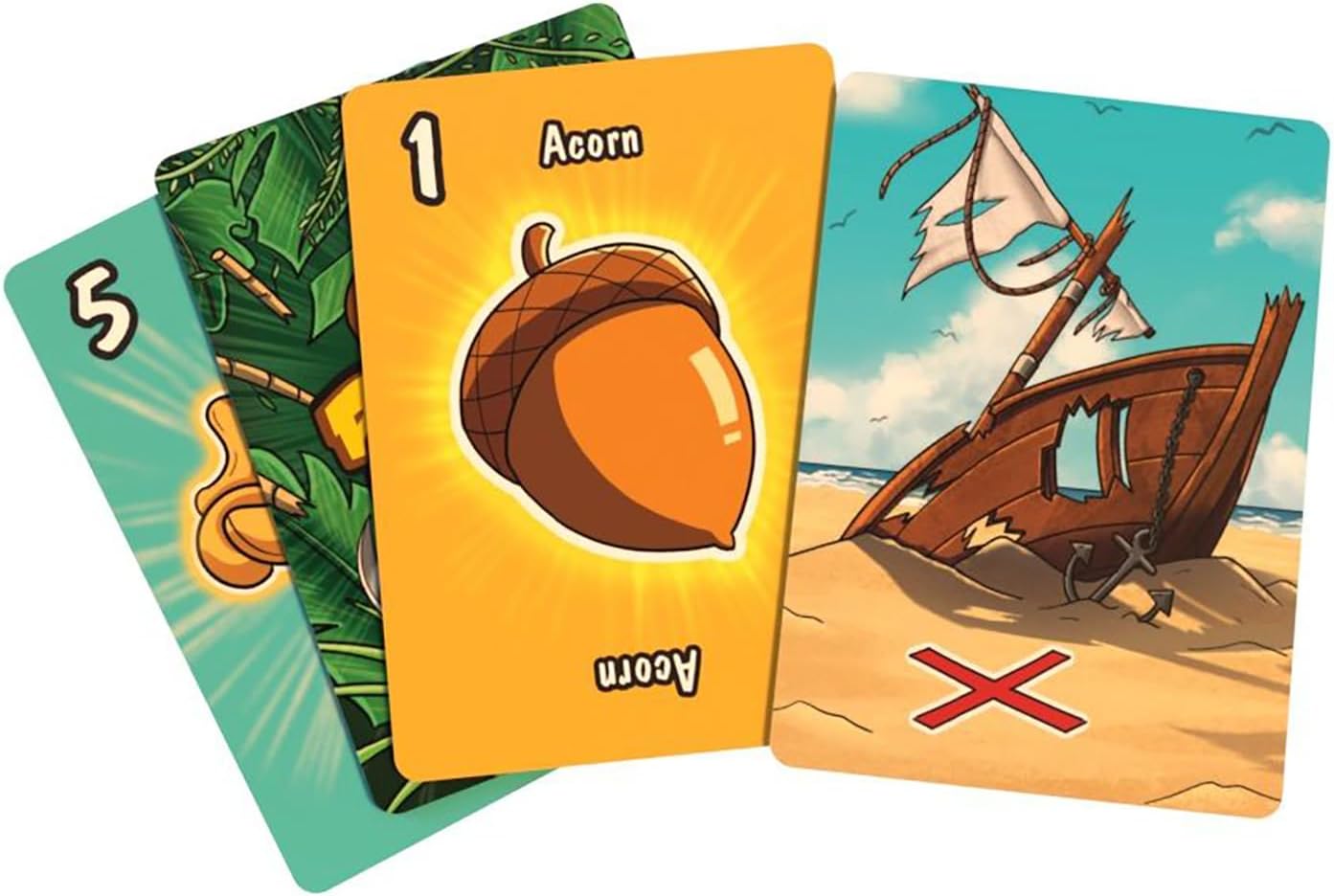 Skybound: Pirate Tails - A Squirrley Game of Buried Nuts, Collection Game, Ages 8+, 2-5 Players
