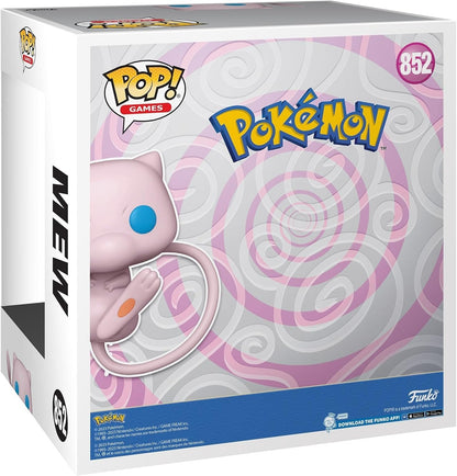 Funko POP! Jumbo: Pokemon - Mew - Vinyl-Sammelfigur - Geschenkidee - Offizielle Handelswaren - Spielzeug Für Kinder Und Erwachsene - Video Games Fans - Modellfigur Für Sammler Und Display