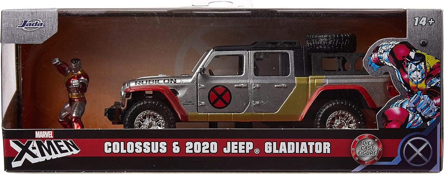Jada Toys 253223012 Marvel X-Men Jeep Gladiator 1:32, Multicoloured