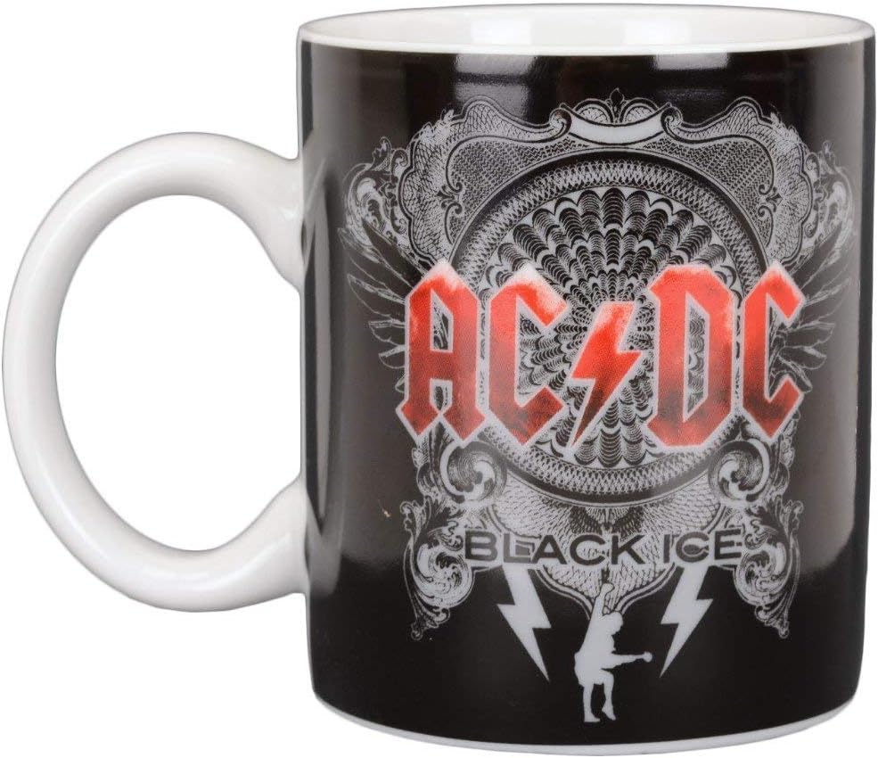 AC/DC Black Ice Unisex Cup Multicolour, Ceramics,