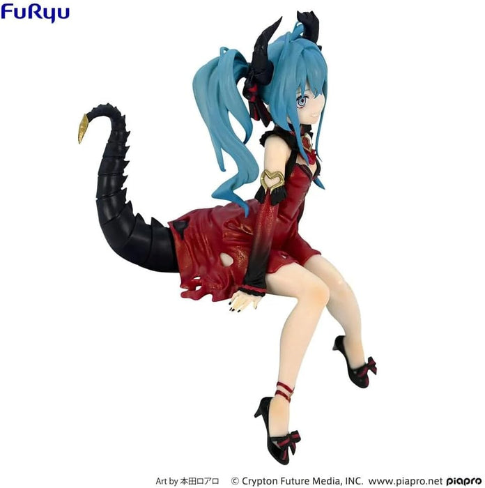 Good Smile Company Furyu HATSUNE MIKU - Villain Couleur Rouge - Statuette Noodle Stopper 16cm