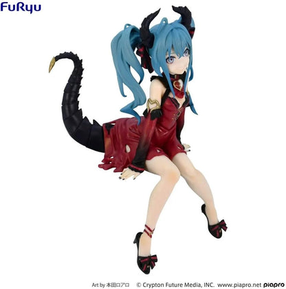 Good Smile Company Furyu HATSUNE MIKU - Villain Couleur Rouge - Statuette Noodle Stopper 16cm