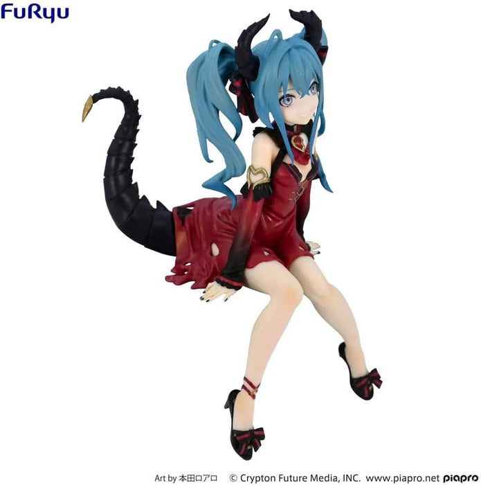 Good Smile Company Furyu HATSUNE MIKU - Villain Couleur Rouge - Statuette Noodle Stopper 16cm