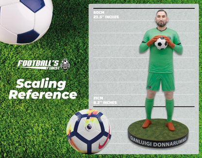Football's Finest-Lo Mejor del fútbol Gianluigi Donnarumma Estatua de Resina PSG (SoccerStarz FFPSG004