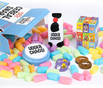 Cereal Snap: The Lighting Fast Matching & Throwing Game | 3-16 Players | Family Party Game for Teens & Kids, Comes with A Squishy Milk Carton, Active Family Card Game
