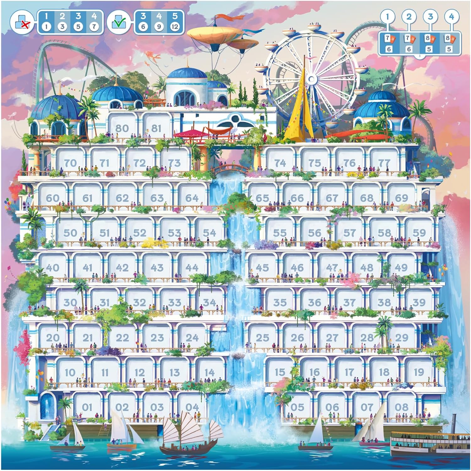 Repos | Waterfall Park | Board Game | Ages 8+ | 3-5 Players | 45 Minutes Playing Time