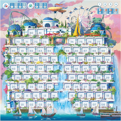 Repos | Waterfall Park | Board Game | Ages 8+ | 3-5 Players | 45 Minutes Playing Time