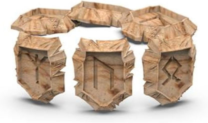Lords of Ragnarok Board Game Enhanced Runes Component Upgrade - Strategic Asymmetric Warfare, Fantasy Game with a Sci-Fi Twist, Ages 14+, 1-4 Players, 90-120 Minute Playtime, Made by Awaken Realms