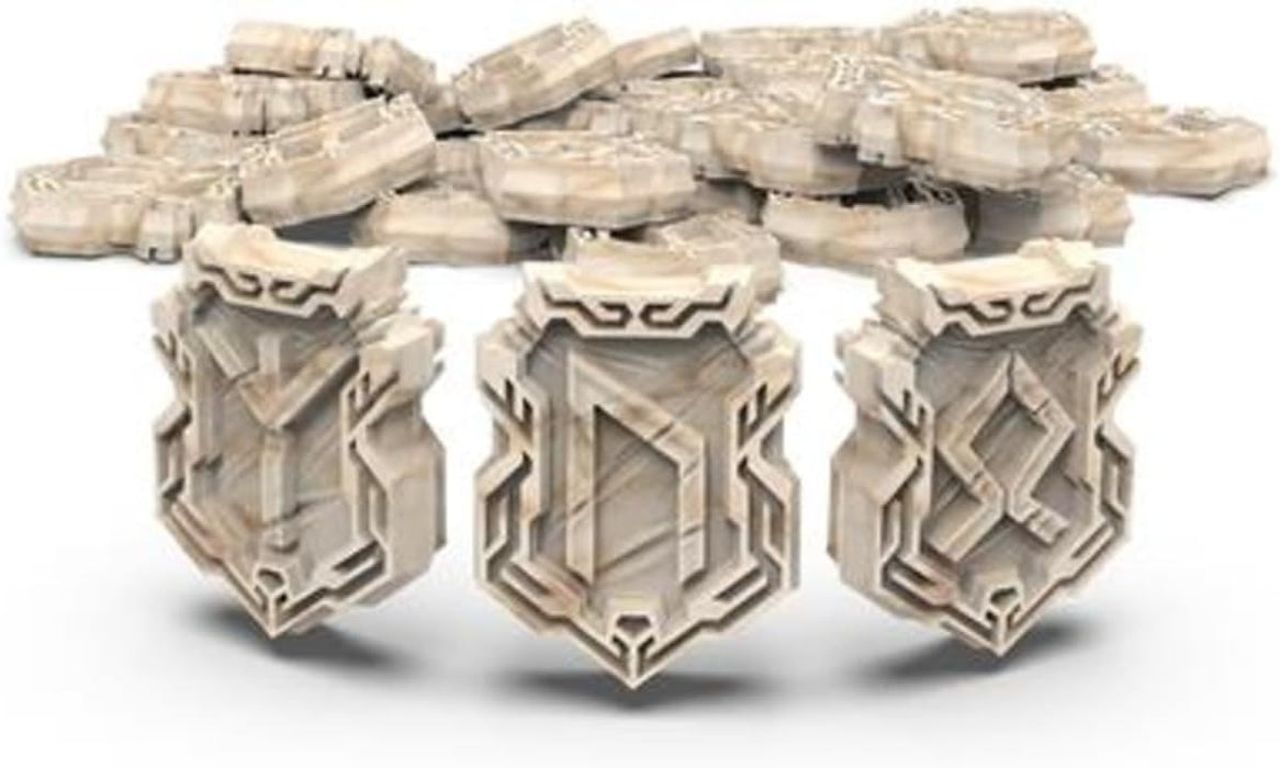 Lords of Ragnarok Board Game Enhanced Runes Component Upgrade - Strategic Asymmetric Warfare, Fantasy Game with a Sci-Fi Twist, Ages 14+, 1-4 Players, 90-120 Minute Playtime, Made by Awaken Realms