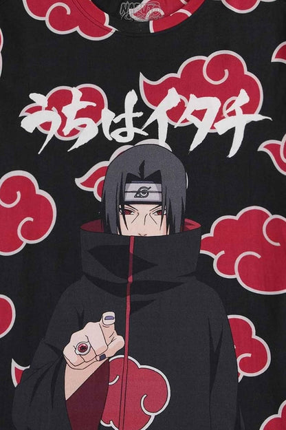 Camiseta Itachi Clouds Naruto Shippuden