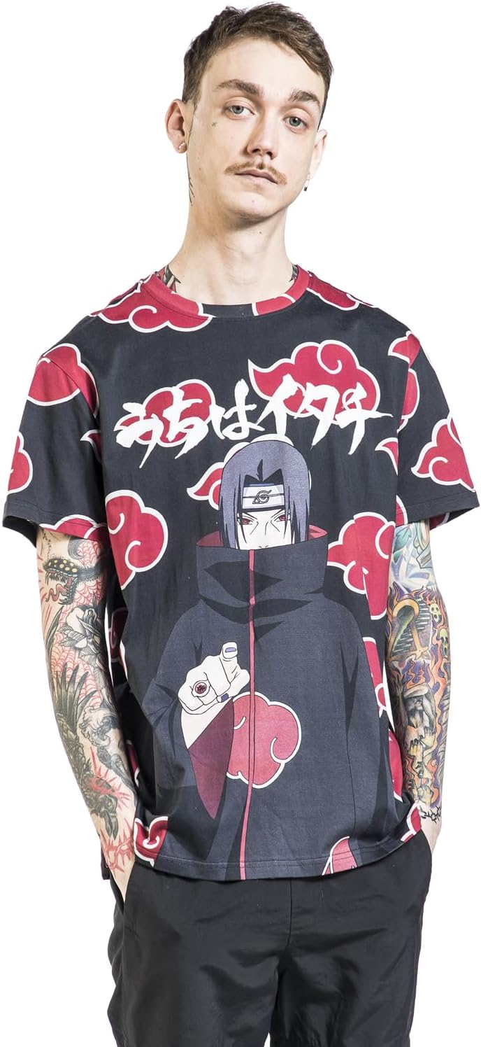 Camiseta Itachi Clouds Naruto Shippuden