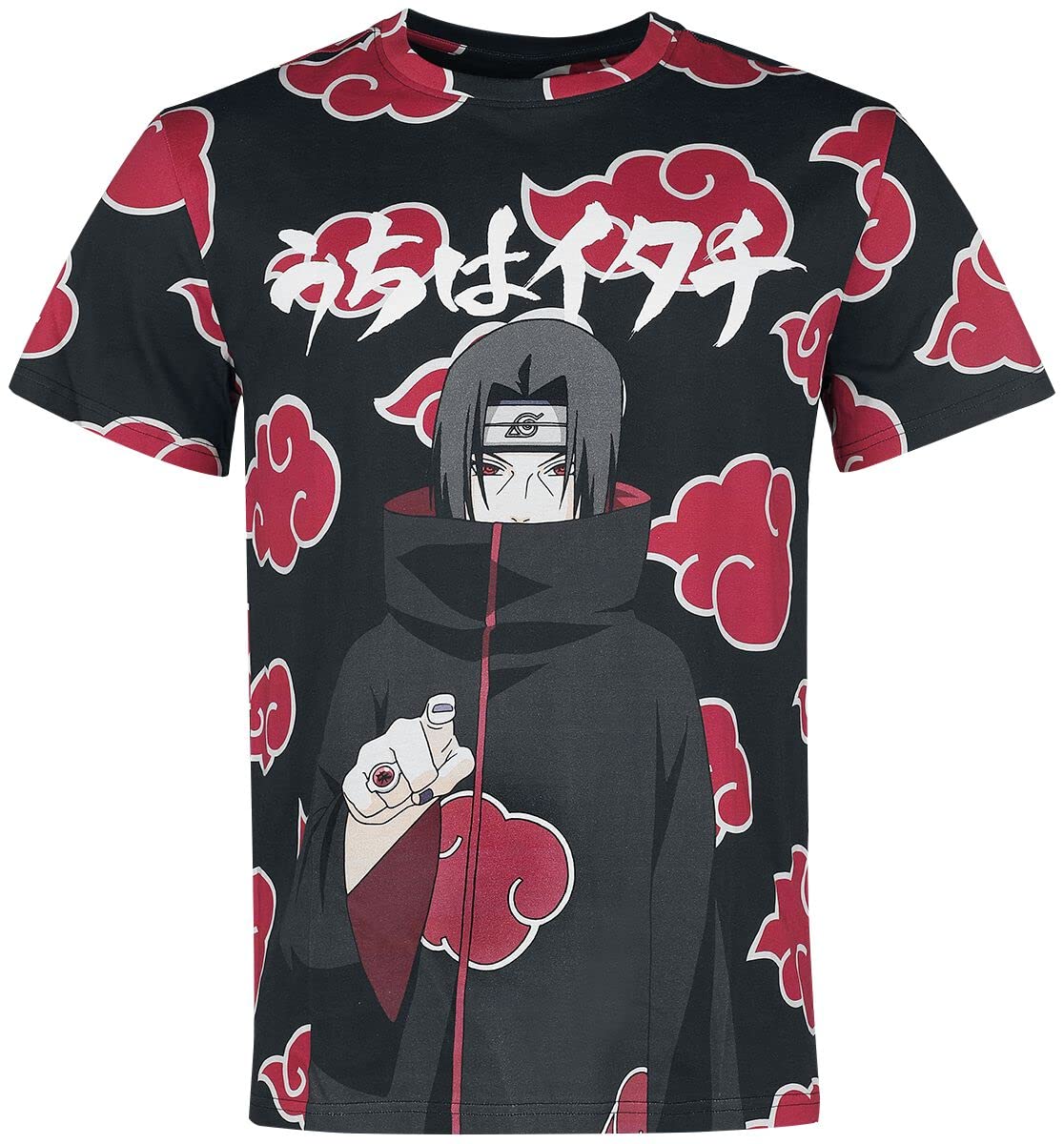 Camiseta Itachi Clouds Naruto Shippuden