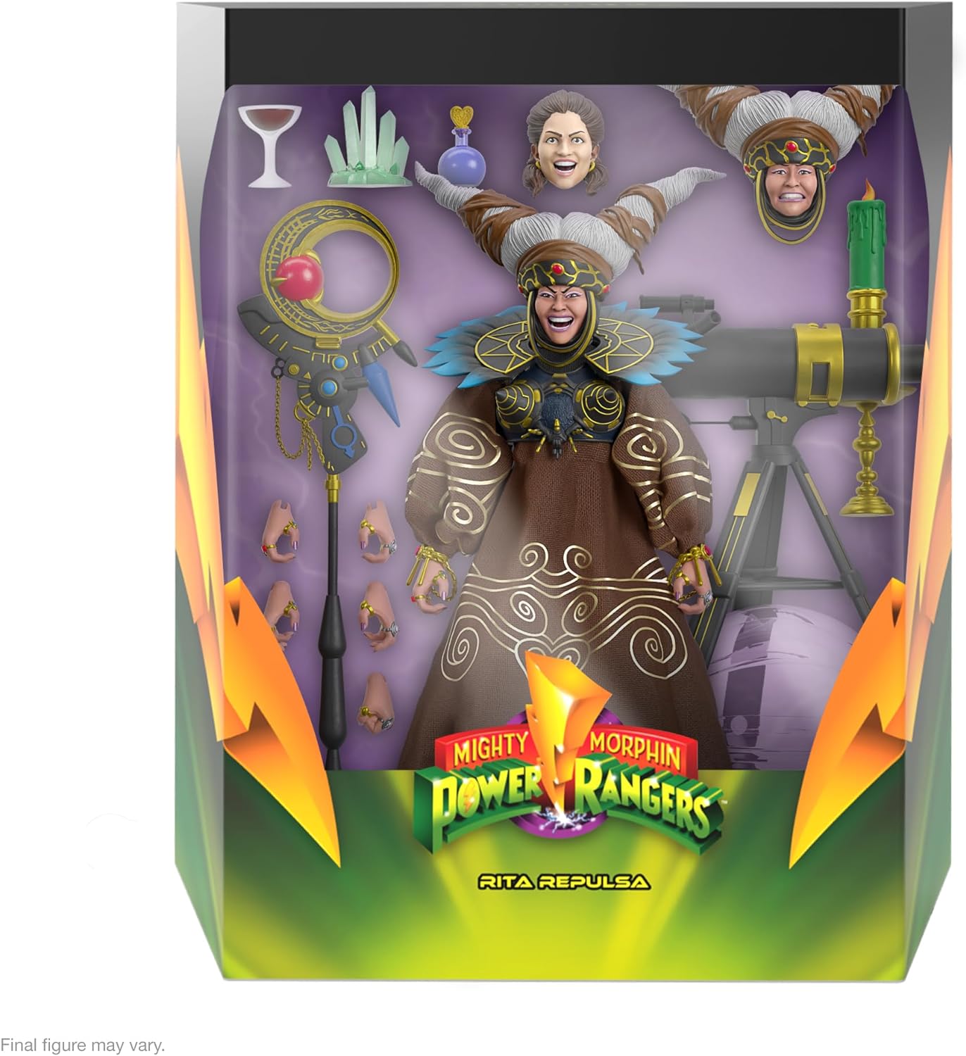 Super7 Mighty Morphin Power Rangers ULTIMATES! Wave 2 – Figurine d'action Rita Repulsa