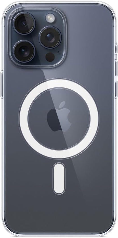 Apple - Back Cover For Mobile Phone - Magsafe Compatibility - Polycarbonate - Clear - For Iphone 15 Pro Max
