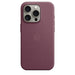 Apple - Back Cover For Mobile Phone - Magsafe Compatibility - Microtwill, Finewoven - Mulberry - For Iphone 15 Pro