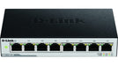 D-Link DGS 1100-08PV2 - Switch - Smart - 8 x 10/100/1000 (PoE) - Desktop - PoE (64 W