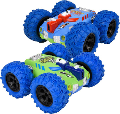 Gear2Play Kombat Mission - Remote Control Stunt Cars That Can Laser Tag - Make Stunts and Battle Against Each Other - Unique Toy for Your Child - Best Gift