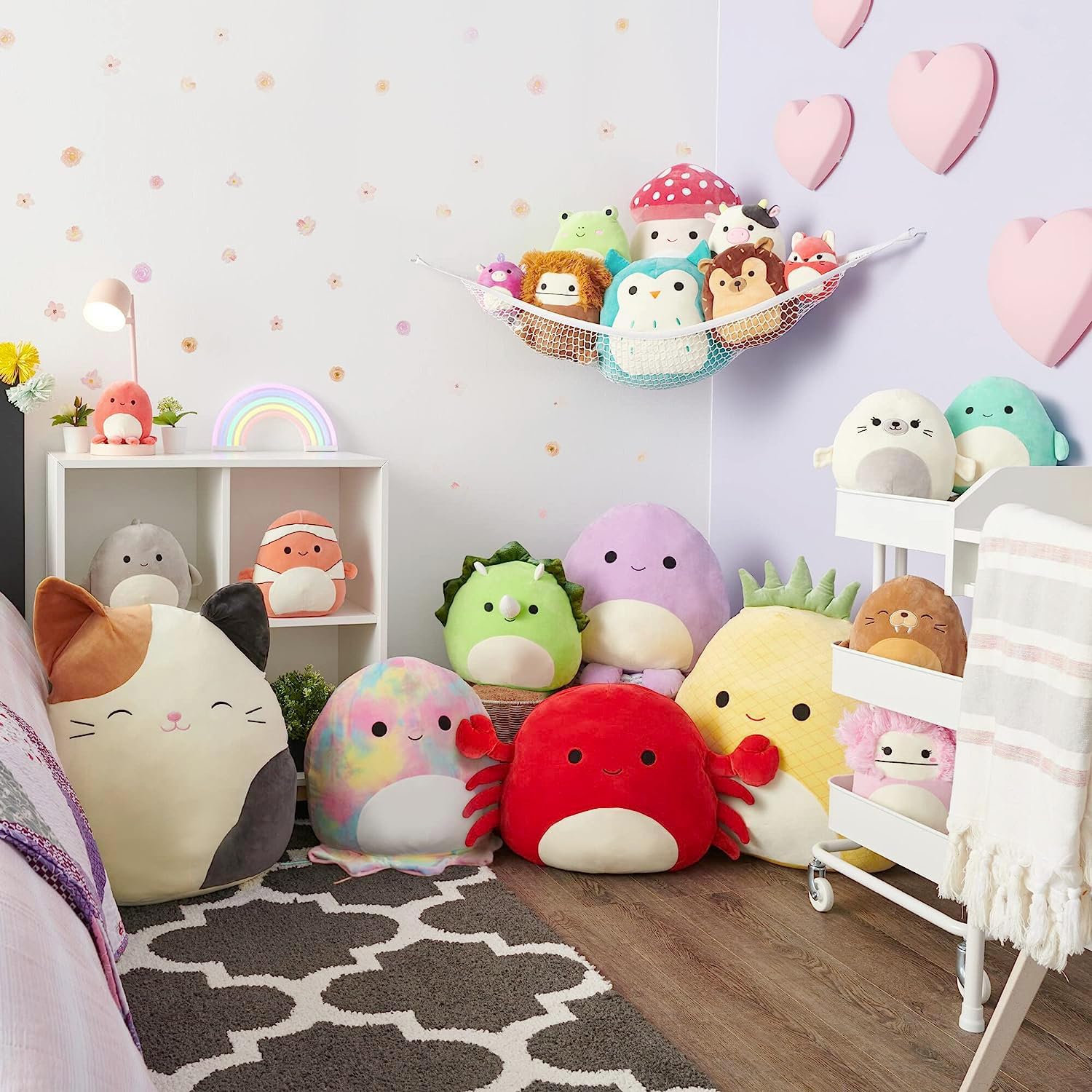 Squishmallows Originali 19cm Sloan la puzzola viola, aggiunge Sloan alla tua squadra, Peluche Ultra Morbido