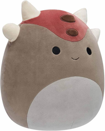 Squishmallows SQCR04091 - Peluche ufficiale di Kelly Toys Ainhoca der Panzerdino, 19 cm