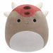 Squishmallows SQCR04091 - Peluche ufficiale di Kelly Toys Ainhoca der Panzerdino, 19 cm