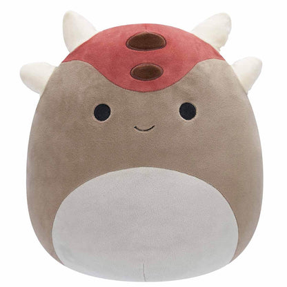 Squishmallows SQCR04091 - Peluche ufficiale di Kelly Toys Ainhoca der Panzerdino, 19 cm
