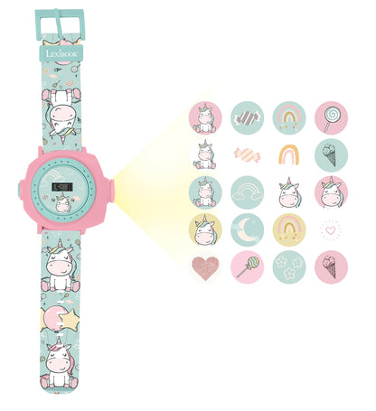 Lexibook Reloj Correa Ajustable Pantalla Digital con 20 proyecciones